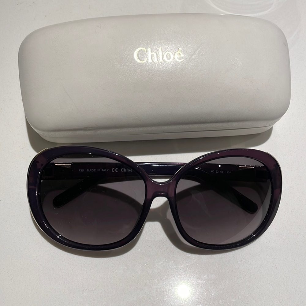 Chloe Purple Sunglasses